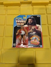 Typhoon ITALIAN Card WWF Wrestling 1991 Hasbro Action Figure NEW MOSC SEALED