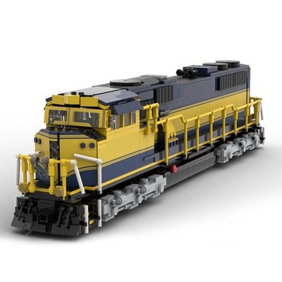 Compatible SD70MAC Alaska-Railroad RC Train with Power Functions 2063 Pieces