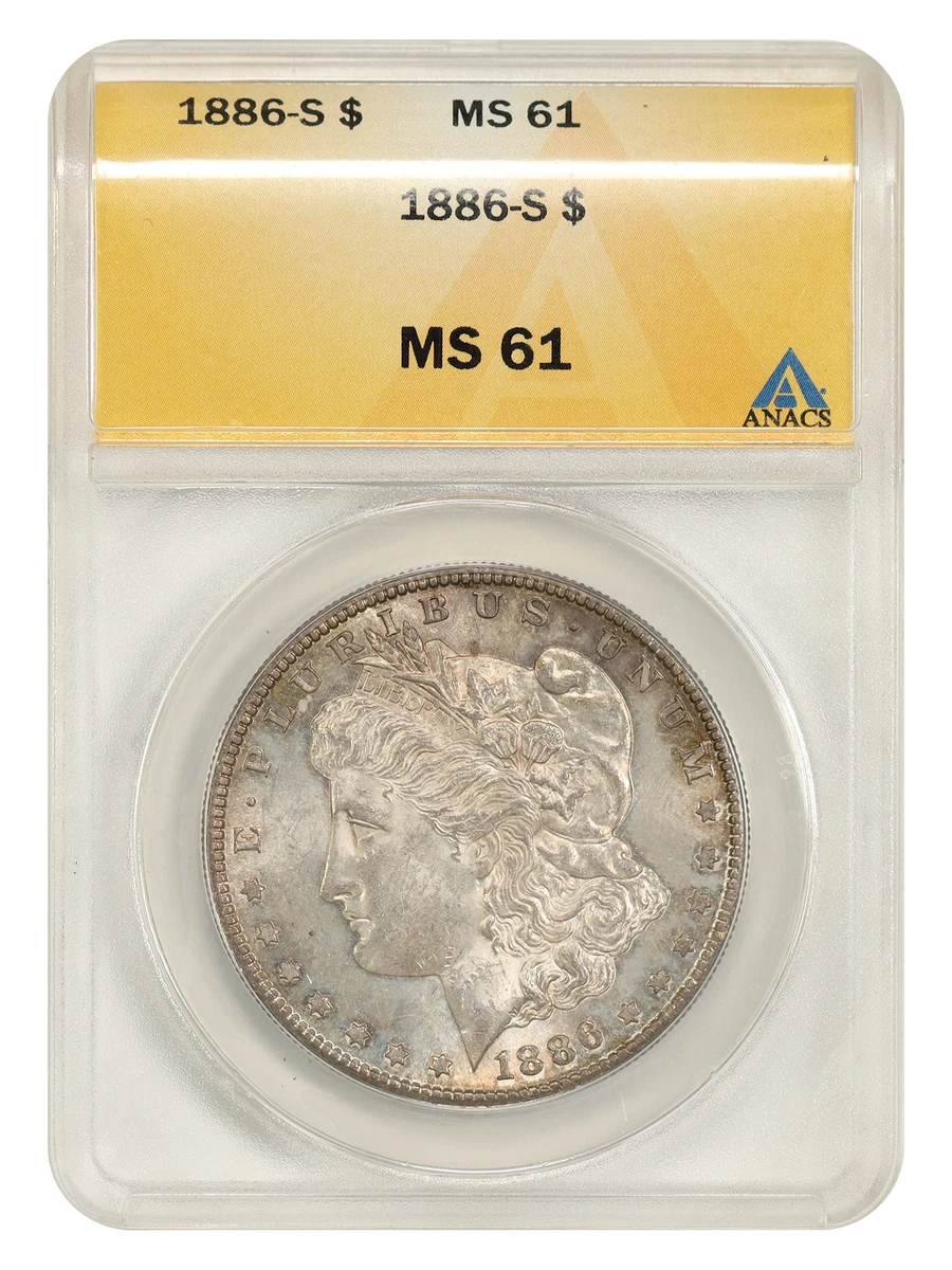 Uncirculated 1886 Year Morgan US Dollars (1878-1921) for sale | eBay