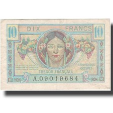 France, 10 Francs, Undated (1947), VF+, Fayette:VF30.1, KM:M7a