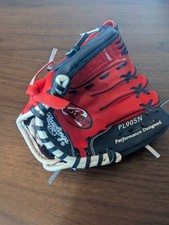 Rawlings PL90SN Youth Baseball Glove - 9 inch RHT - Players Series - Unisex RED