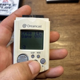 Sega Dreamcast Visual Memory Unit VMU White  Batt. Not Included