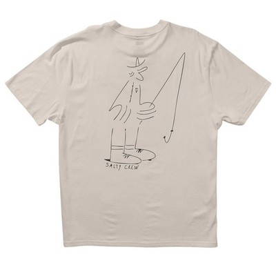 SALTY CREW X LB SWIVEL TEE OFF WHITE