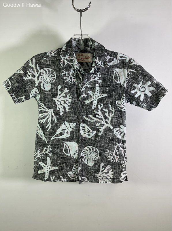KAHALA Multi-pattern Short Sleeve Button Hawaiian… - image 1