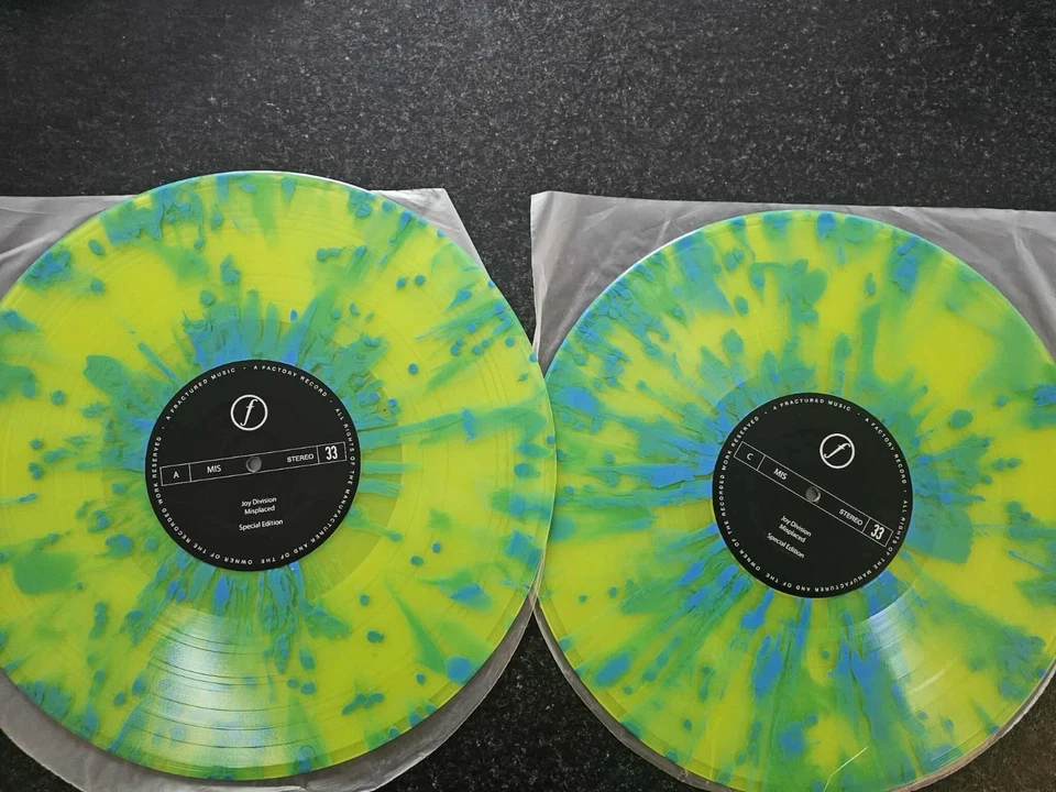JOY DIVISION ULTRA RARE YELLOW/GREEN SPLATTER VINYL 2LP - Image 3 of 3