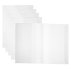 5 Pcs Book Film Student Large Cover Material Transparent Notebook