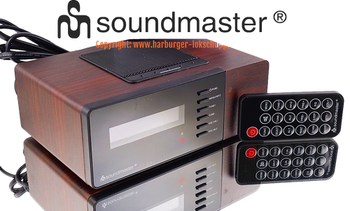 Soundmaster UR180DBR Digital Radiowecker, DAB, RDS, 2 Weckzeiten, + Fernbed. - Bild 2 von 2