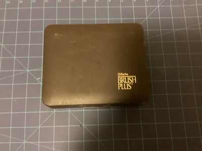 Gillette Brush Plus Shaving System Gillette  1984 Brush Only, Case Only
