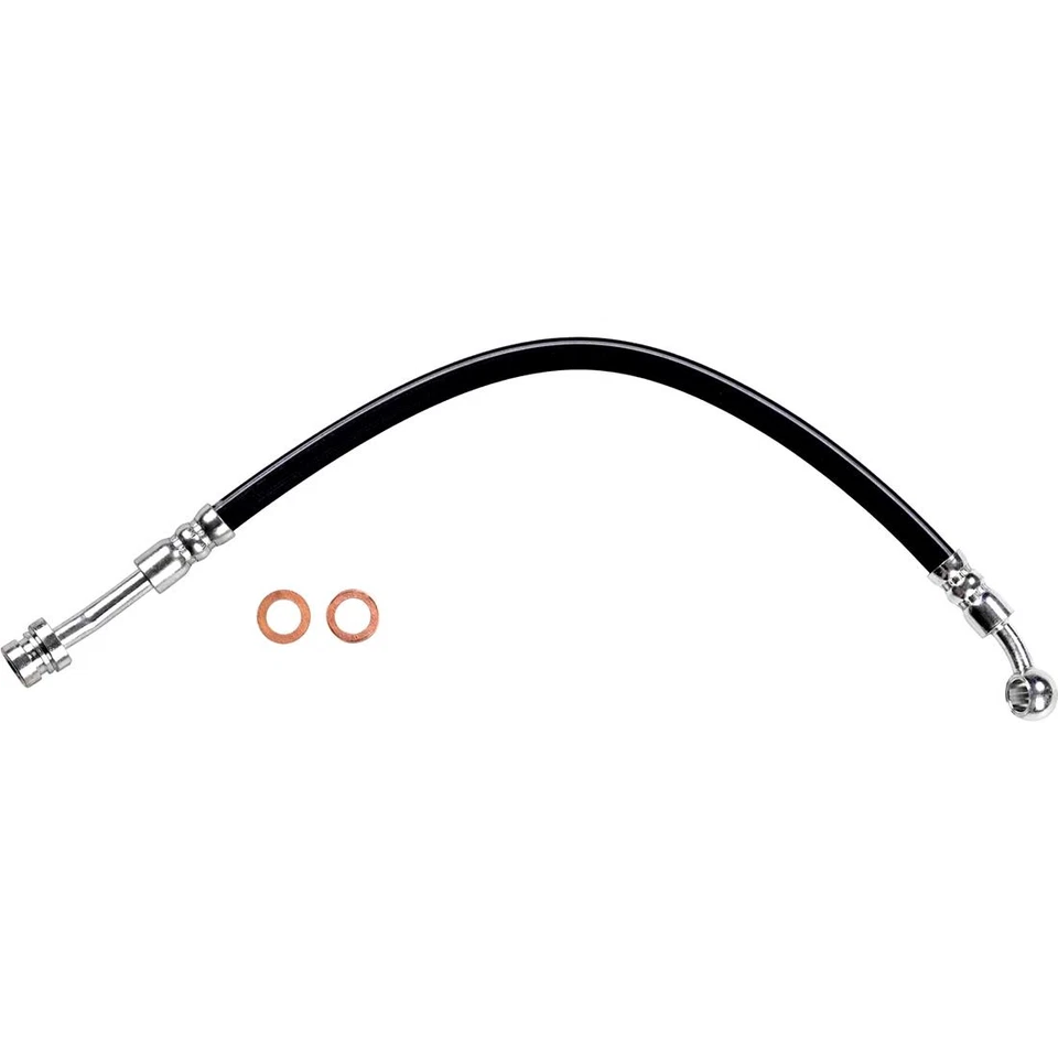 Línea de manguera de freno delantera trasera izquierda y derecha 4 piezas para Hyundai Santa Fe 2010-2012 Foto 2 de 4
