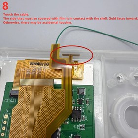 2.6" IPS LCD Screen For Neo Geo Pocket Color NGPC LCD. No need to cut the shell