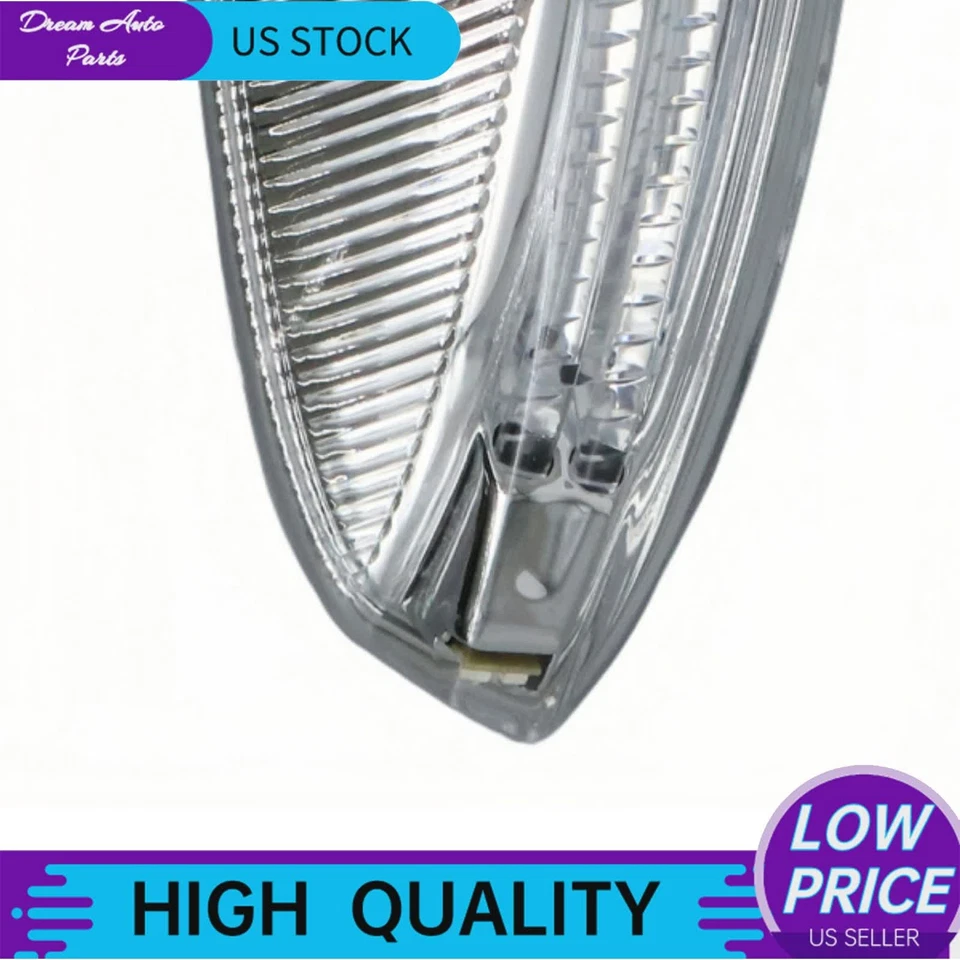 Luz de señal de giro del espejo retrovisor derecho 1 pieza apta para Mercedes-Benz ML63 AMG 2007-2011 EE. UU. Foto 3 de 4