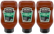 Heinz Carolina Vinegar Style, Sweet & Tangy, BBQ Sauce-18.6 Oz. (3 Pack)