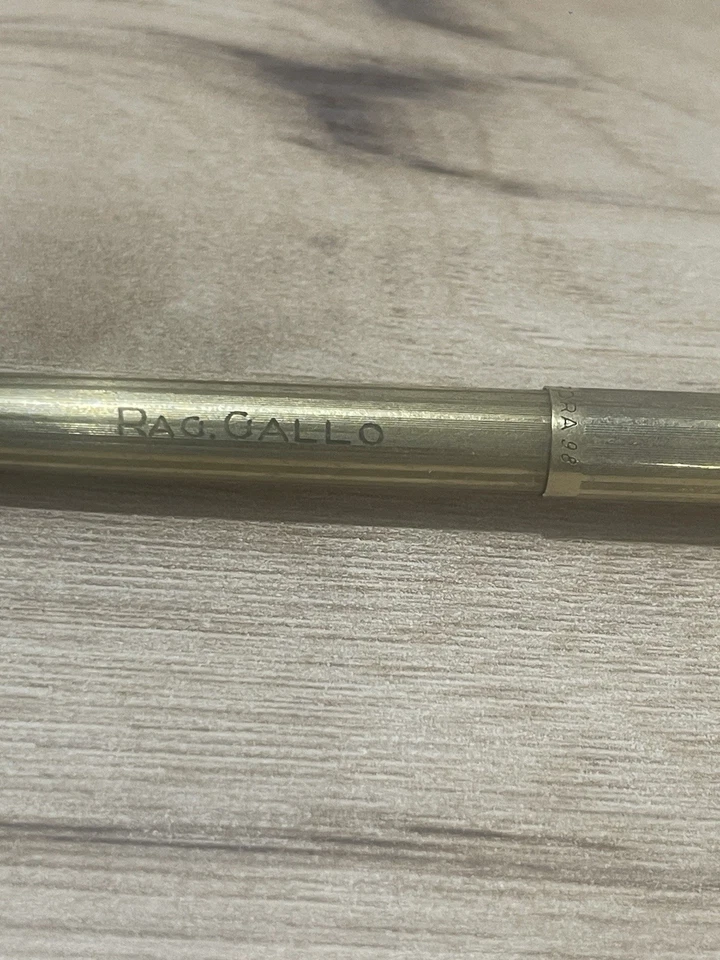 Lote De Colección De 3 Bolígrafos | Lalex Grossra Plata .925 y Aurora Chapado En Oro Foto 3 de 4