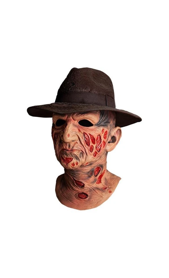 Deluxe Freddy Mask With Hat - Trick Or Treat - Image 2 of 3