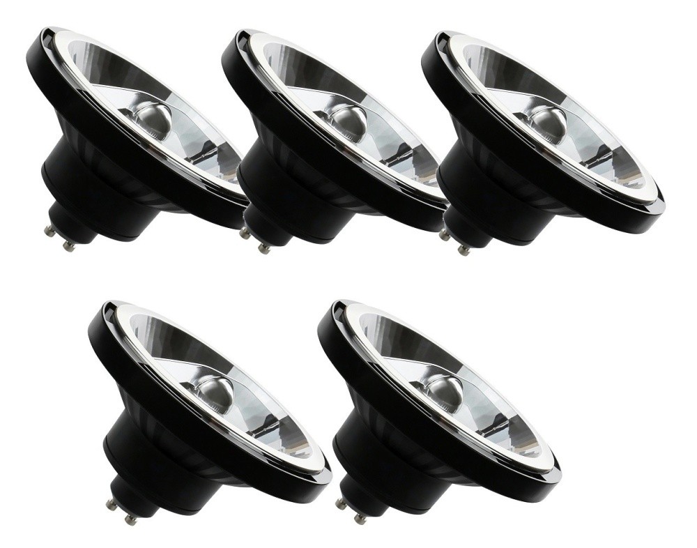 Spot LED AR111 GU10 12W intense 1050lm angle 45° pour un flux précis