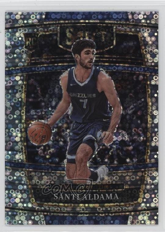 2021-22 Panini Select Concourse Disco Prizm Santi Aldama #64 gp1