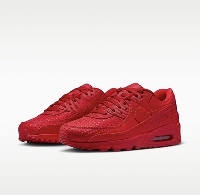 Nike Air Max 90 Premium Valentine s Day Red Heart IB6606-600 US 9 New