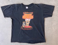 Vintage DeKuyper Shirt XL Cinnamon Schnapps Hot Damn alcohol 90s liquor Promo