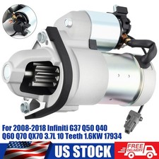 OEM Starter For 2008-2018 Infiniti G37 Q50 Q40 Q60 Q70 QX70 3.7L 10T 1.6KW※17934