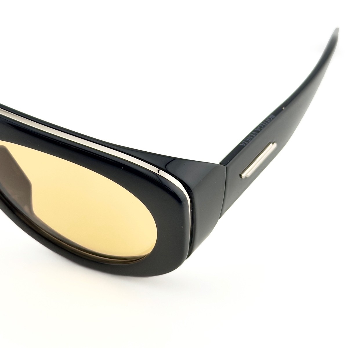 BOTTEGA VENETA 1362 BV1362S SCUDO Black Yellow Ribbon Unisex Mask