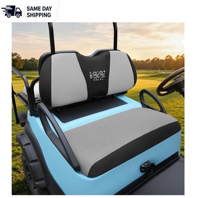 Stylish Two-Tone Golf Cart Seat Covers for Yamaha & Club Car - Easy to Install