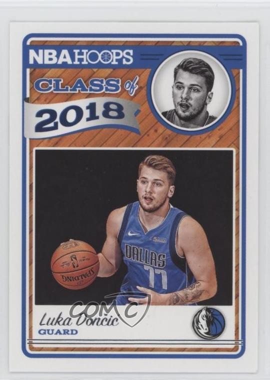 2018-19 Panini NBA Hoops Class of 2018 Luka Doncic #3 Rookie RC 04br