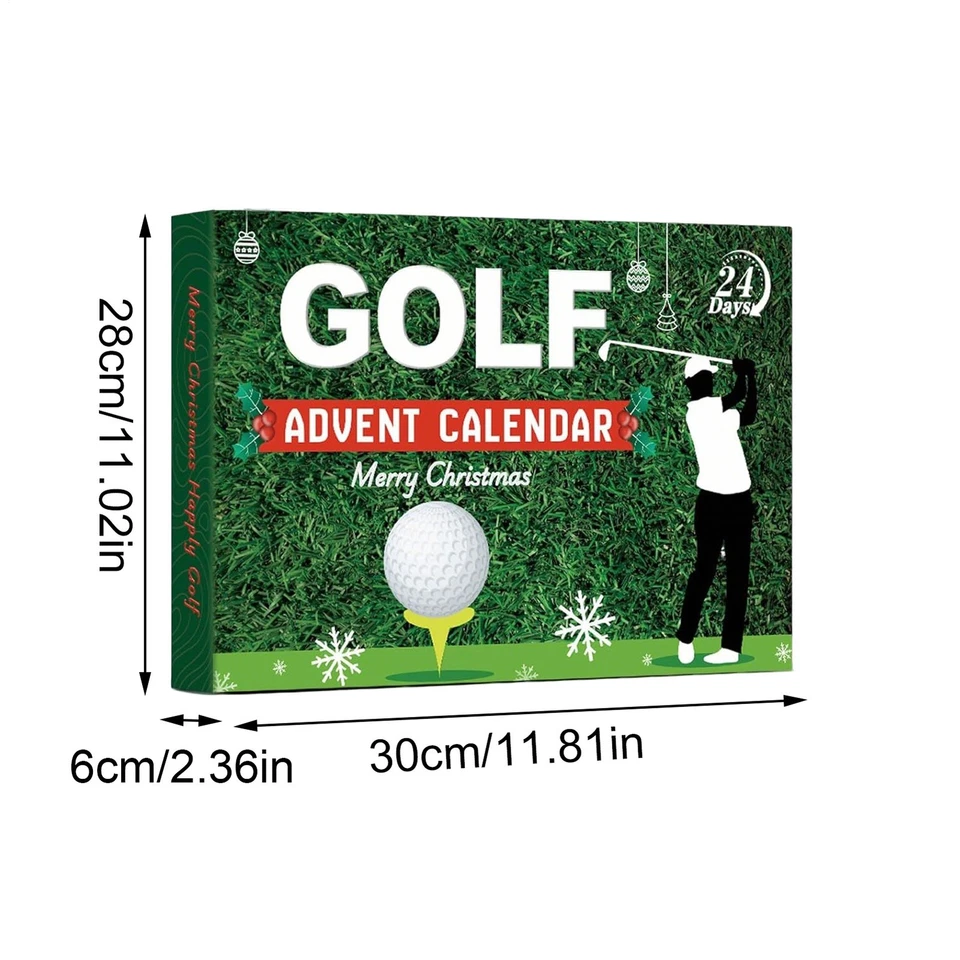 Christmas Golf Advent Calendar 2025 - 24 Boxes Accessory Set Golf Themed Design - Image 2 of 4