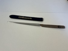 Original British Airways Concorde Steel Letter Opener in Leather Case 1976 Rare