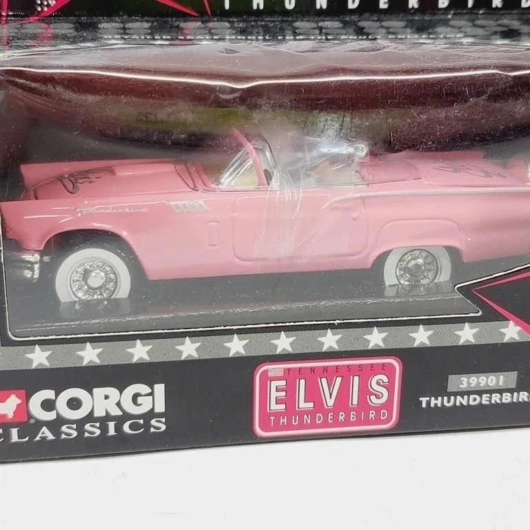 Corgi 1:36 39901 Elvis Presley Ford Thunderbird w/ Figure Diecast Car - Image 2 of 4