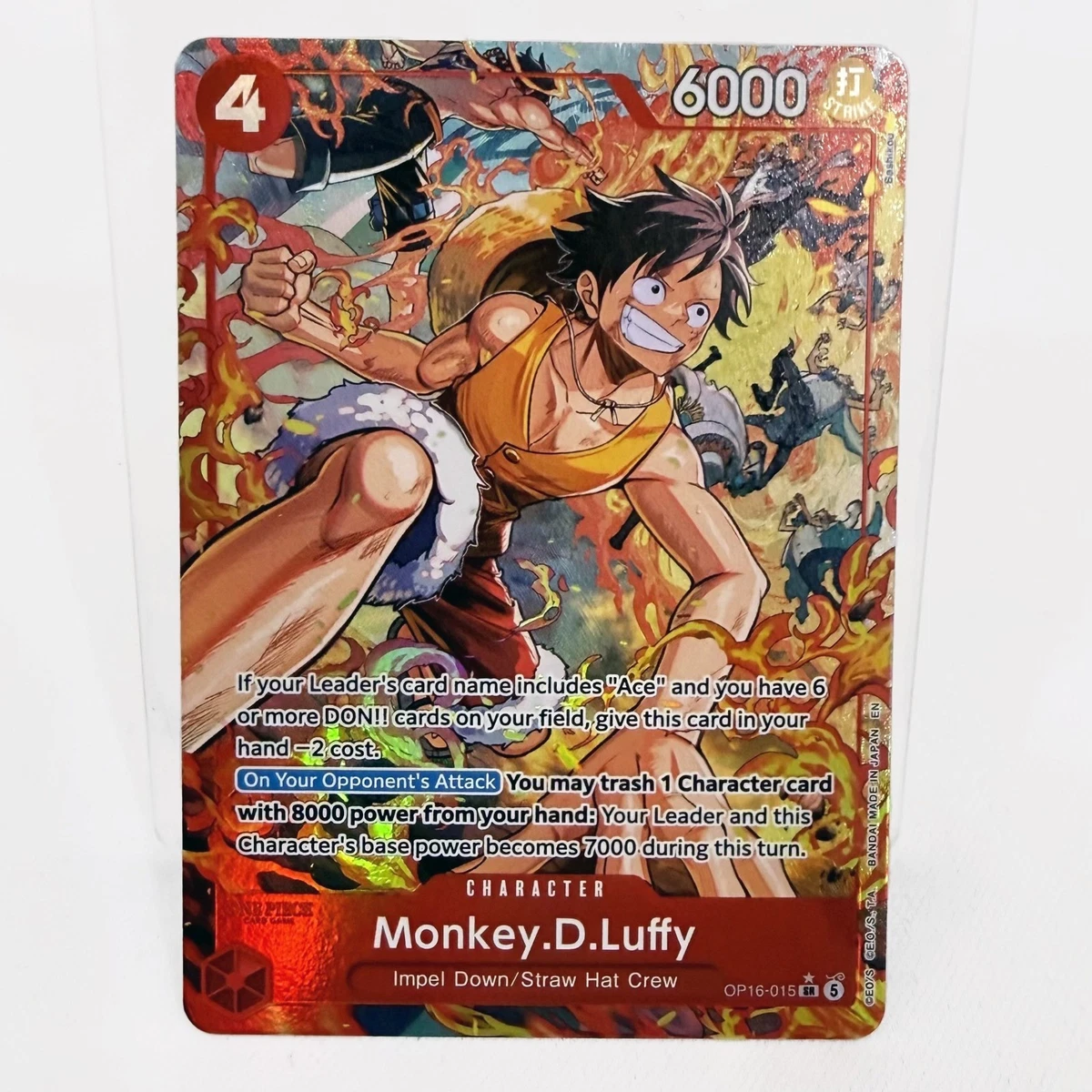 Monkey.D.Luffy OP16-015 The Time of Battle for sale | eBay