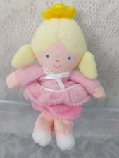Carter's Little Princess Baby Doll Finger Puppet Pink 5" Plush Stuffed Toy 2008