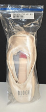 NEW Bloch Balance Lisse Pointe Shoes 4X Pink ES0162L Sz 6.5 with Laces READ