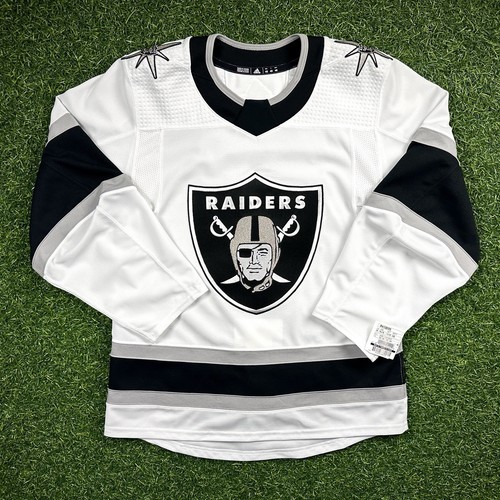 Maglia Adidas NHL X NFL Las Vegas Golden Knights Raiders Night Team emessa taglia 48 - Foto 1 di 11
