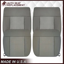 2007 2008 For Ford F150 Driver OR Passenger Replacement Cloth Seat Cover In Gray