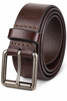 Levi's Genuine Leather Belt - Men's Oblong Perforated Belt, Brown