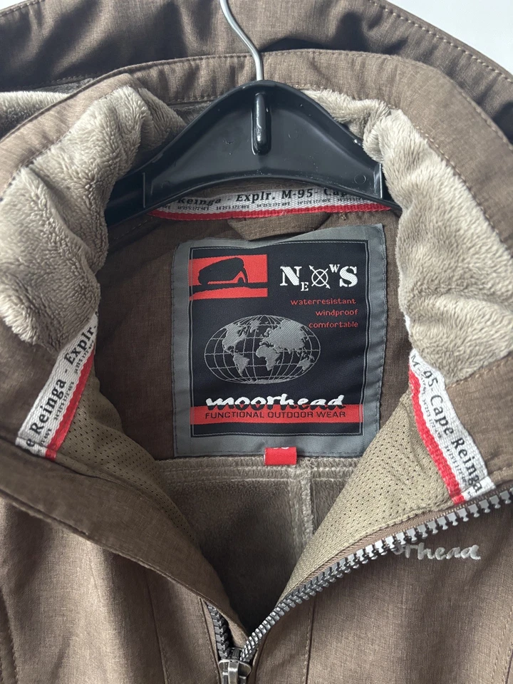 Schöne Damen Softshelljacke Regenjacke Winterjacke Gr. 36 S von Moorhead braun - Bild 4 von 4