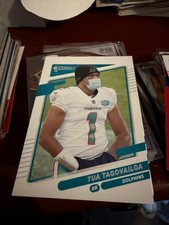 Tua Tagovailoa 2021 Panini Donruss Football Mask #61 Miami Dolphins