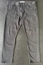 Vintage Tommy Hilfiger Black Slim Jeans 36x30 90’s Y2K CHECK DESCRIPTION