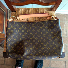 Louis Vuitton Monogram Brown Zip-Top Large Sh...