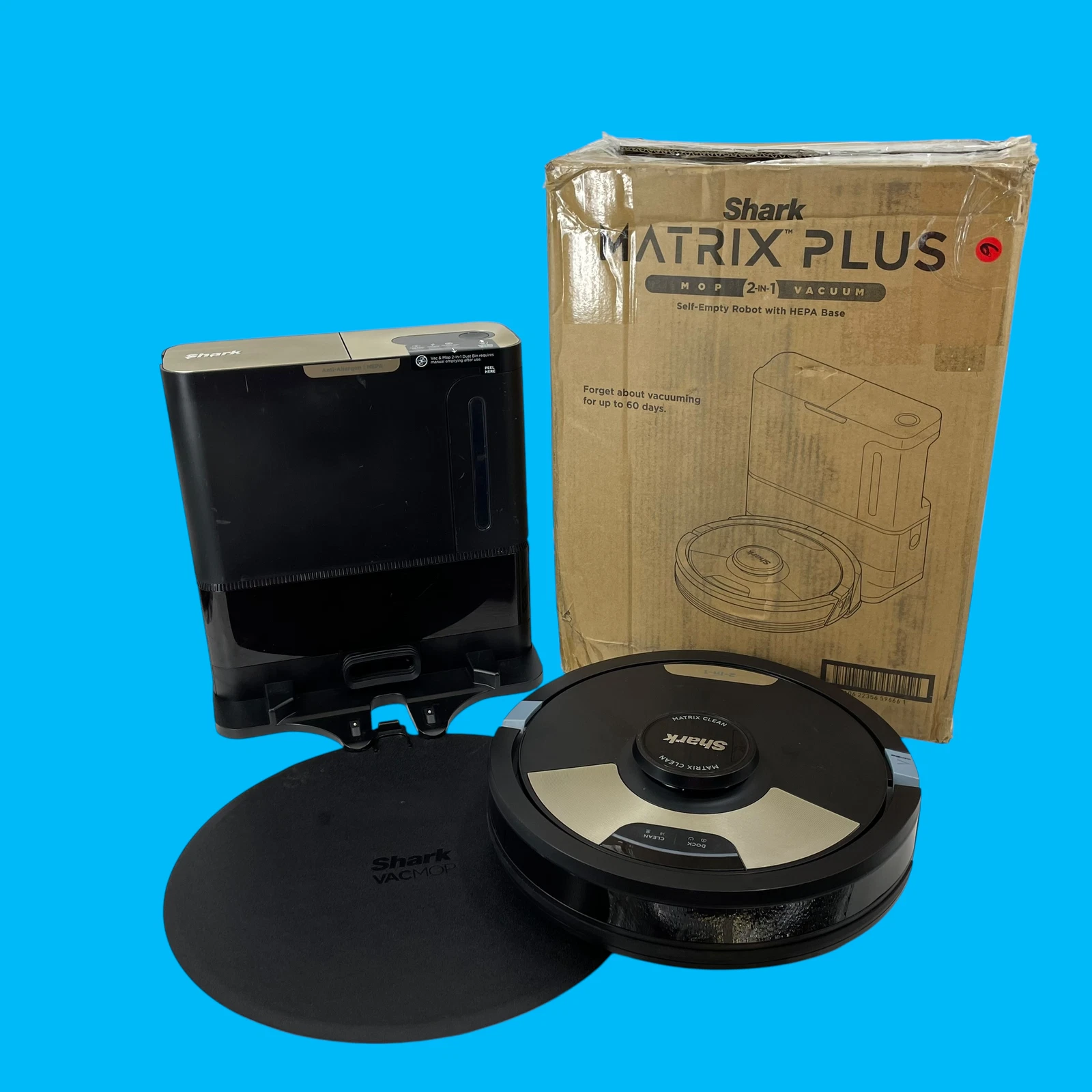 Shark Matrix Plus 2in1 Robot Vacuum & Mop av2610btus #U6661 (AR)