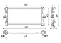 Mahle MotorküHler WasserküHler Premium Line CR 2638 000P FüR Fiat Ducato Bus 140