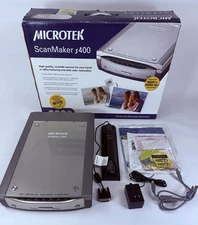 Microtek ScanMaker s400 Flatbed Scanner 4800x9600 DPI 48-Bit Color