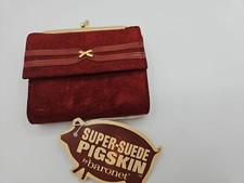 Vintage Baronet Super-Suede Pigskin Wallet New With Tags