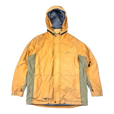 Camel Active Jacke Herren XL Kapuze Orange Khaki Multifunktional Explorer Mantel