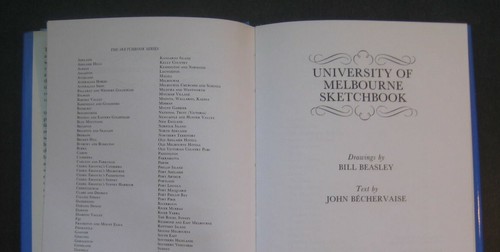 University Of Melbourne Sketchbook with drawings by Bill Beasley John Bechervais - Picture 3 of 8