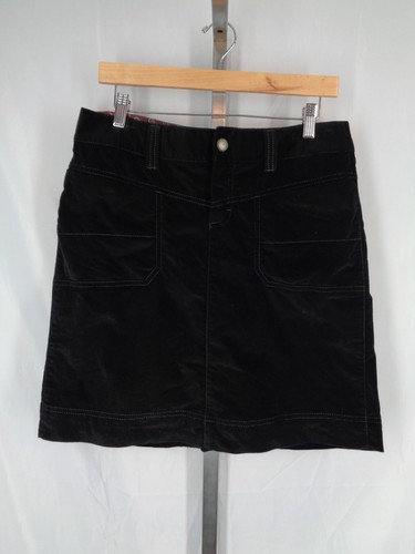 Athleta Black Velvet Skirt Size 8