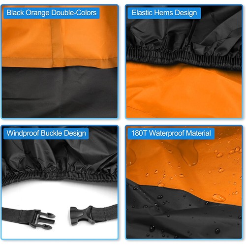 For Hond Navi Grom Rebel Motorcycle Cover Outdoor Sun Rain Dust Water-Resistant - Picture 5 of 9