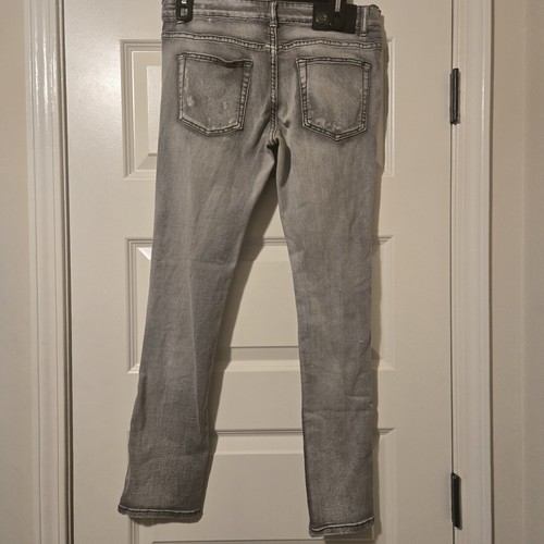 Gray Distressed Jeans, Boys Size 16 - Picture 13 of 13