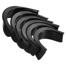 Brand - New 6 -Piece Set of Black Rubber Billiard Hole Liners for Pool Table New