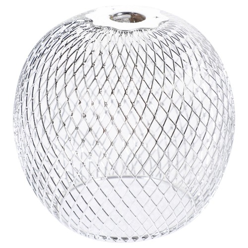 Toilet Light Shade Small Ceiling Metal Lampshade Silver Practical - Picture 8 of 12